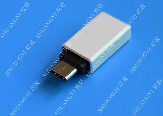 Çin Tip C Erkekten USB&amp;#39;ye 3.0 A Nikel Kaplama Konektörlü Bir Apple Micro USB Beyaz Tedarikçi