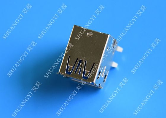 Çin Çift Katmanlı Dişi USB Mikro Konektör Tipi A Dik Açı 8 Pimli DIP Jakı Tedarikçi
