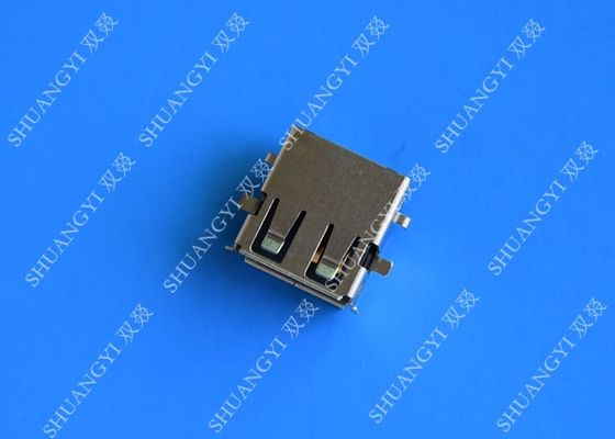 Çin 2.0 Dişi USB Tip A Konektör 4 Pimli DIP Sunucu İçin 90 Derece Jack Soketi Tedarikçi