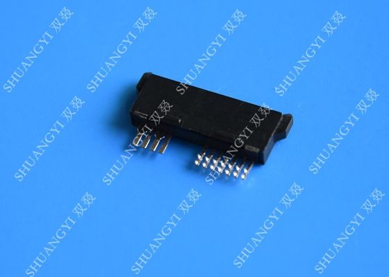 Çin Dişi Siyah 13 Siyah SATA Veri Konektörü, 1.0A Dikey Mini SATA PCB Konnektör Tedarikçi