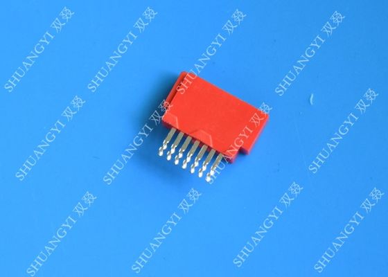 Çin Kırmızı 1.27mm ESATA Bağlantı Noktası Konektörü, Krimp Tipi Elektronik Erkek ESATA Konektörü Tedarikçi